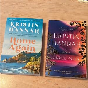 Kristin Hannah Novel Set - Home Again & Angel Falls